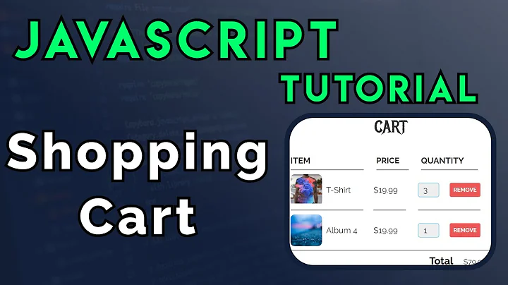 Tutorial carrello spesa JavaScript per principianti