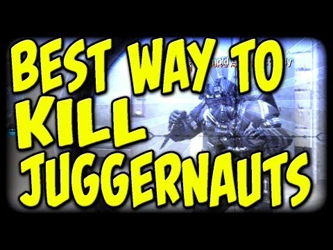 Best way to Kill Juggernauts and Juggernaut Maniacs in Ghosts! (How to kill Juggernauts)