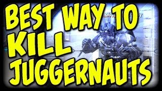 Best way to Kill Juggernauts and Juggernaut Maniacs in Ghosts! (How to kill Juggernauts)