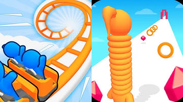 Runner Coaster VS Long Neck Run Max All Levels Gameplay Android,iOS NEW UPDATE