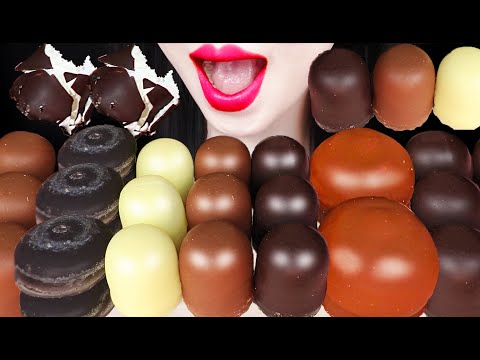ASMR MUKBANG CHOCOLATE MARSHMALLOW 초콜릿 마쉬멜로우 먹방 EATING
