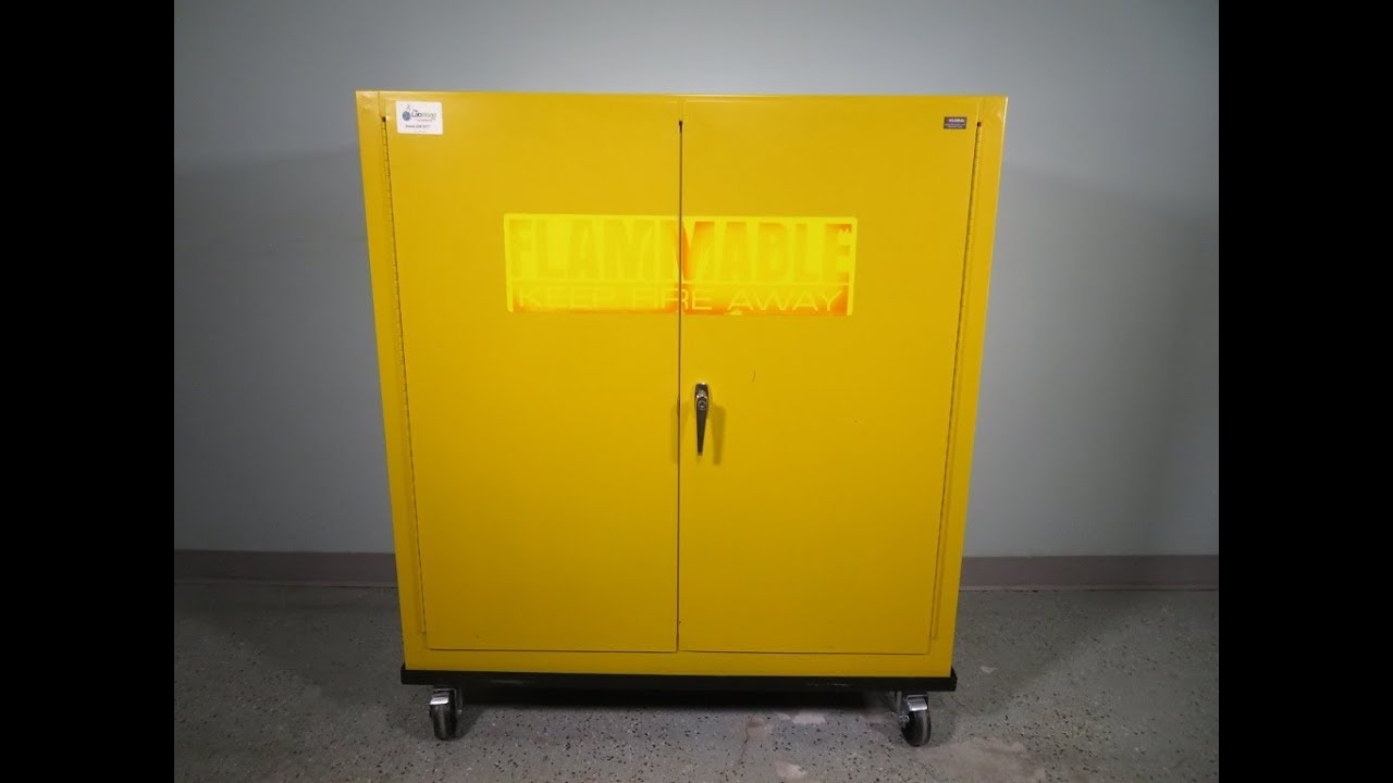 Global Industries Flammable Cabinet YouTube