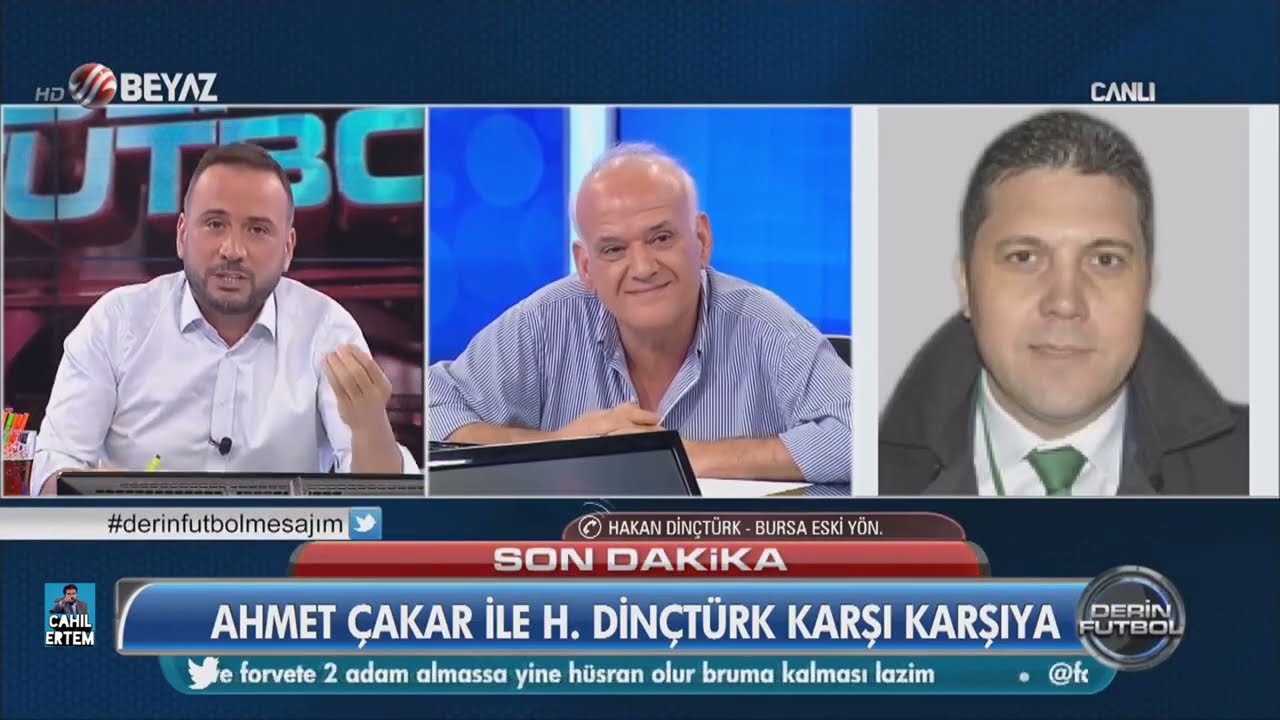 Ahmet Çakar ile Bursaspor yöneticisinin tartışması