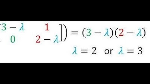 ¿Cómo calcular los eigenvalores y los eigenvectores con numpy?
