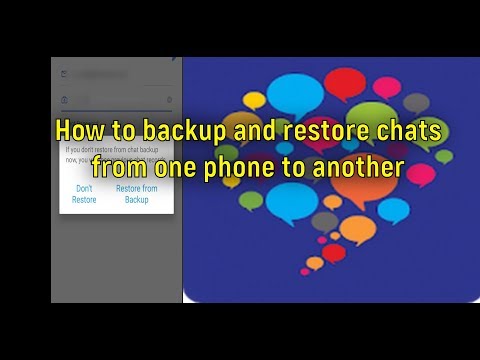 How to backup and restore chats from one phone to another in HelloTalk App