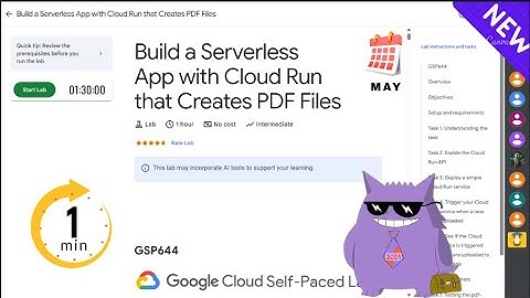 Build a Serverless App with Cloud Run that Creates PDF Files| #2025 | #GSP644 |#qwiklabs |Solution