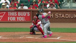 PIT@STL: Freese singles home Marte to extend lead