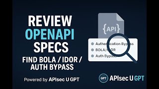 APISEC CON  Introducing APIsec U GPT