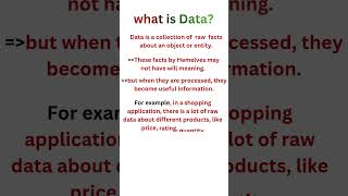 What is Data? 🤔 | SQL Basics for Beginners #SQL #SQLBasics #WhatIsData #Database #TechShorts