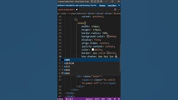 Power Button | HTML CSS
