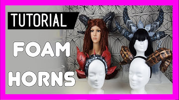 DIY Easy Foam Horns - Tutorial