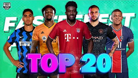 Top 20 Fastest Football Players in 2021