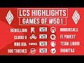 Lcs highlights all games week 5 day 1  lcs spring 2024