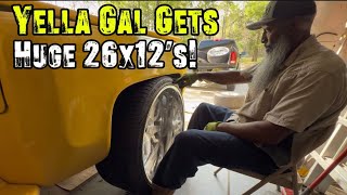 Fitting Massive 26x12’s on my 1982 GMC Stepside Sierra called Yella Gal