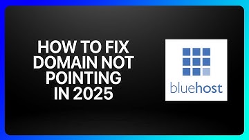How To Fix Bluehost Domain Not Pointing (DNS issues) In Bluehost 2025! Tutorial