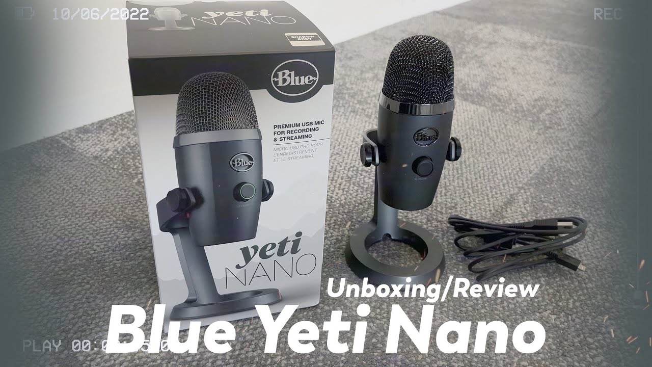 Blue Yeti Nano USB Condenser Microphone - Black