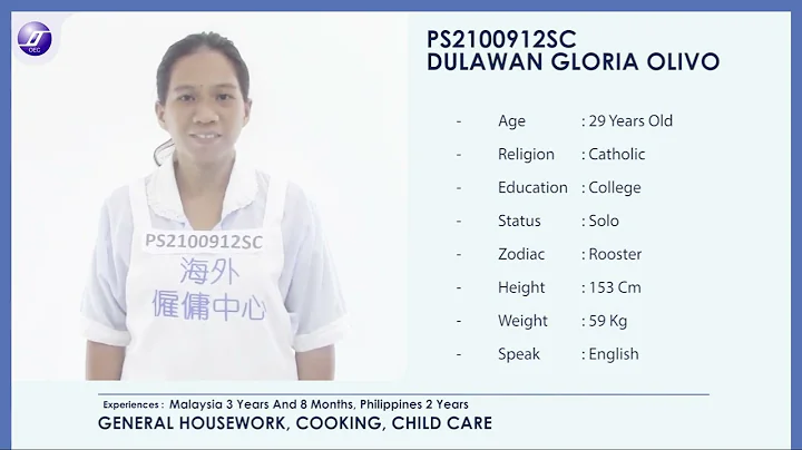 PS2100912SC - DULAWAN GLORIA OLIVO