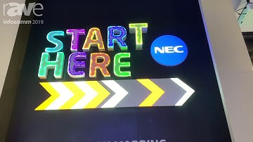 InfoComm 2019: NEC Display Demos PA803UL Projector in Projection Mapping Application
