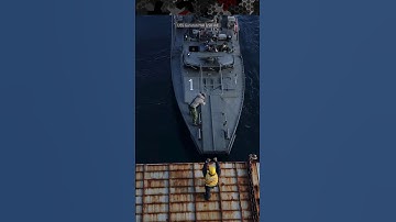 CB90-Fast Assault Craft Conducts Bow Touch with U.S. Dock Landing Ship to Pick Up Swedes