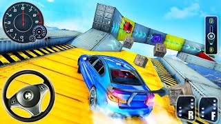 Mega Ramp Car Stunts 2021 - Impossible Car Stunts 3D - Android Gameplay #shorts screenshot 1