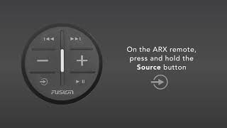 Fusion Tech Tips: Pairing your ARX remote with your Fusion stereo screenshot 1