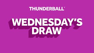 The National Lottery Thunderball draw results from Wednesday 03 April 2024