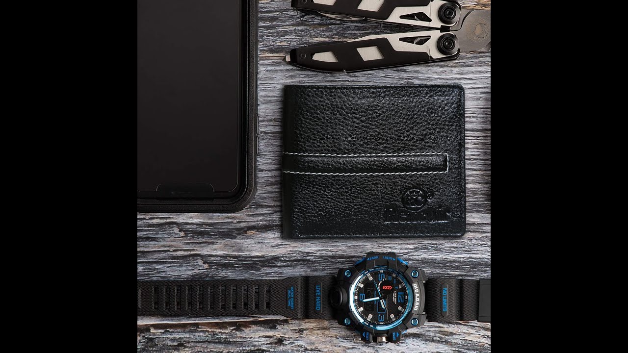 RFID NDM Leather Wallet | Stylish Wallet for Men | New Sleek Design | Easy to Carry RFID Protected