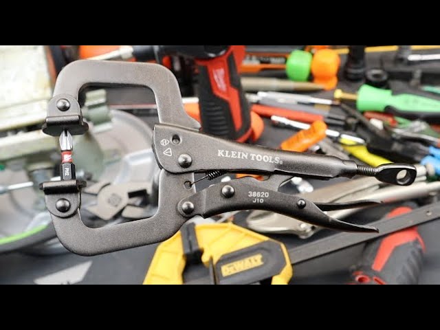 5 Pack 9 Inch C-Clamp Locking Pliers Adjustable Nickel Plated For