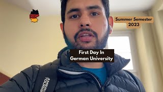 First day In German University | Summer Semester 2023 | FAU Erlangen | Indian Student In Germany screenshot 4