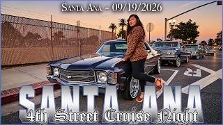 Cruising 4th Street DTSA! Santa Ana Lowrider Takeover 🔥🚙