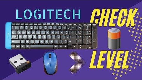 How to Check Battery Level Percentage in Logitech Keyboard and Mouse | Unifying Receiver | Logi Bolt