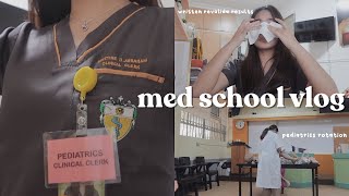 med school vlog 👶🏻 pediatrics rotation, written revalida results, pgi interview / kristine abraham