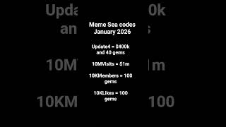 Meme Sea codes January 2026