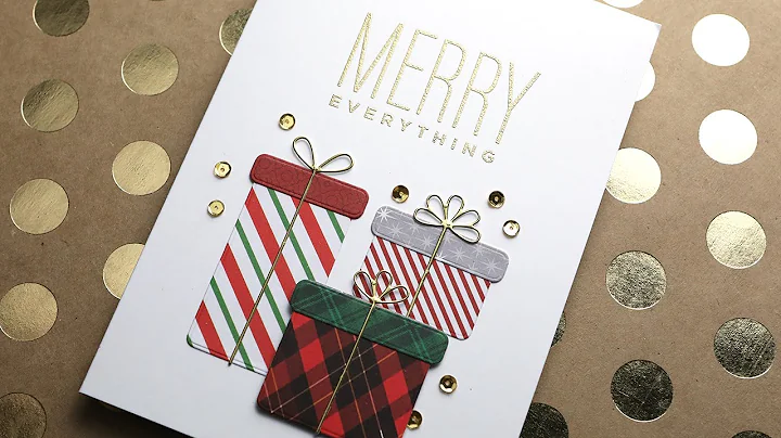 Holiday Card Series 2022 - Day 8 - Easy Diecut Card