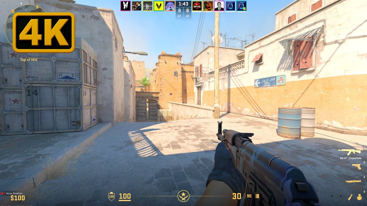 Counter Strike 2 Gameplay 4K (No Commentary) - YouTube