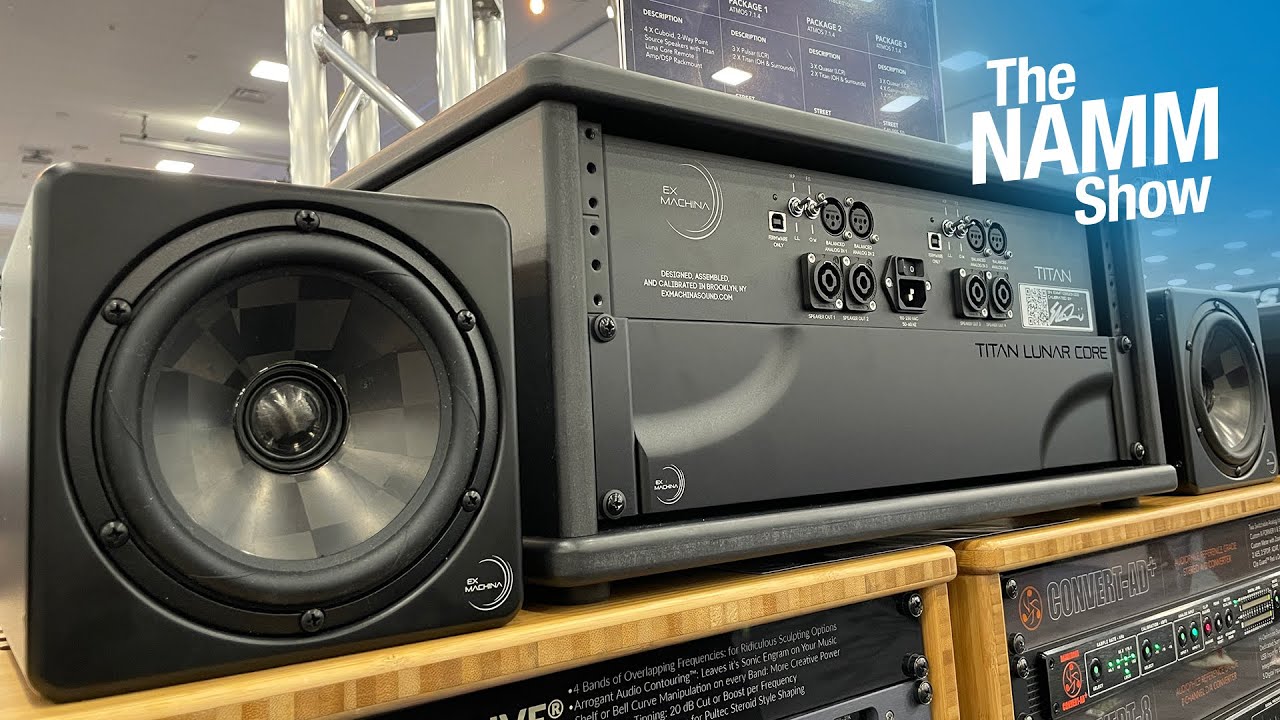 New Studio Monitors from Ex Machina Soundworks NAMM 2023 YouTube