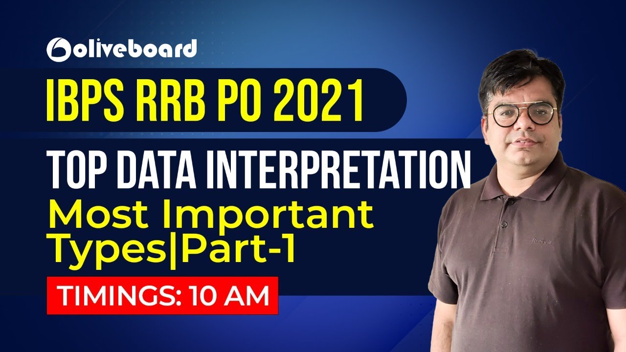 Top Data Interpretation - Most Important Types Part-1 | IBPS RRB PO ...