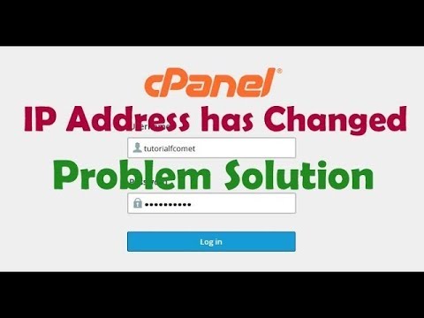 100% solved , Cpanel - Your IP address has changed. Please log in again.