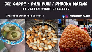 Gol Gappe Making in Bulk | Ghaziabad | Delhi Street Food | The Banker Foodie