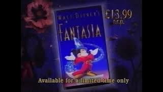Disney's Fantasia UK VHS Release Ad (1992)