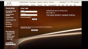 2014 Infiniti QX80 - Infiniti Connection™ (if so equipped)