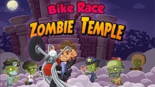 Bike Race of the Zombie Temple: Dead Chase Uber Racing Game iOS Gameplay screenshot 1