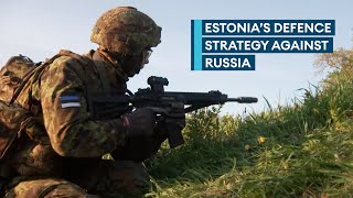 How is Estonia dealing with heightened Russian threat to its security?
