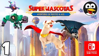 DC Liga de Supermascotas Aventuras de Krypto y Ace El Juego en Español #1 Nintendo Switch