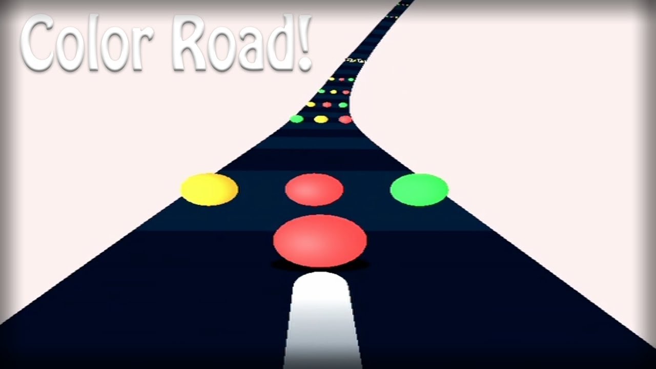 Color Road. Ball Race on Colour Road. Gyu дорога игра.