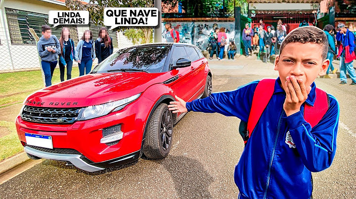 LEVEI MEU FILHO PARA A ESCOLA COM A EVOQUE DA IRENE *ele não acreditou*