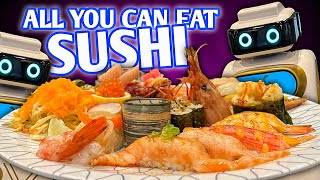 ALL YOU CAN EAT Sushi with ROBOTS in Los Angeles! screenshot 4