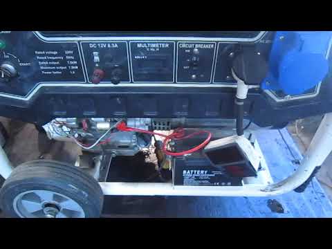 Генератор Matari MX10000E, запускается и глохнет  Проверяйте уровень масла перед запуском генератора