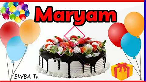 Happy birthday Maryam 🎂 | Maryam Happy Birthday Status | Maryam Name Whatsapp Status | Maryam Name