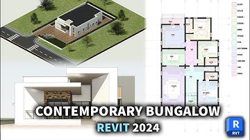 Contemporary Bungalow Full Course/ Revit Architecture Full Course